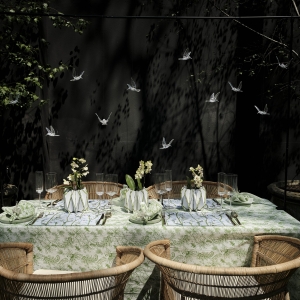 Orient Lime Tablecloth