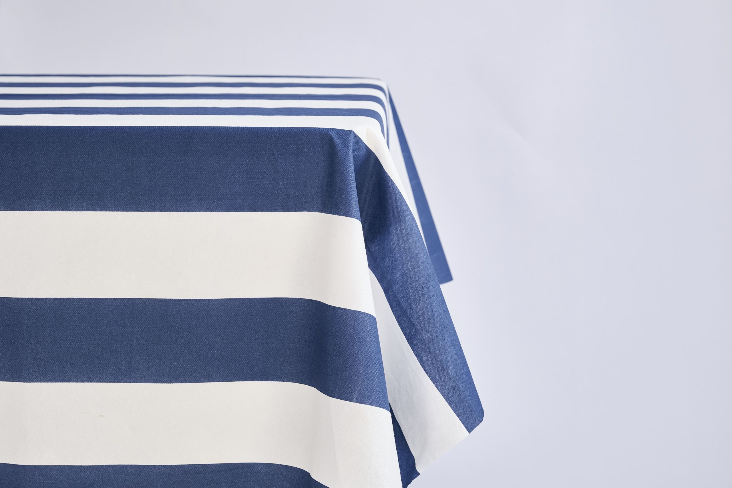 SS_Product Shoot_102025_8461 The Classic Striped - Tablecloth - Navy Striped