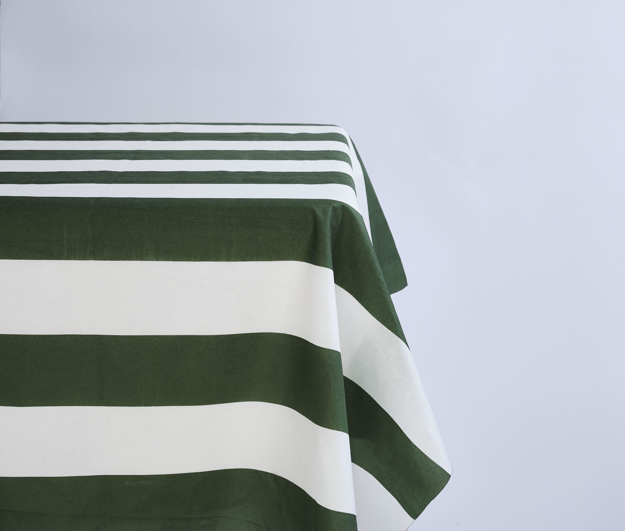 SS_Product Shoot_102025_8528 The Classic Striped - Tablecloth - Olive Striped