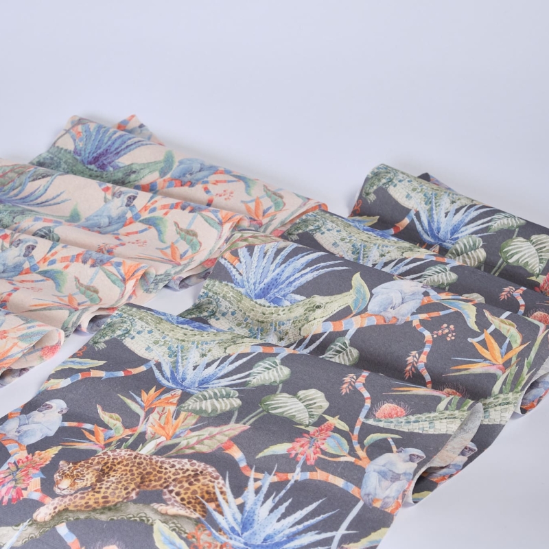Been A While Crocodile - Table Runner - African Collection