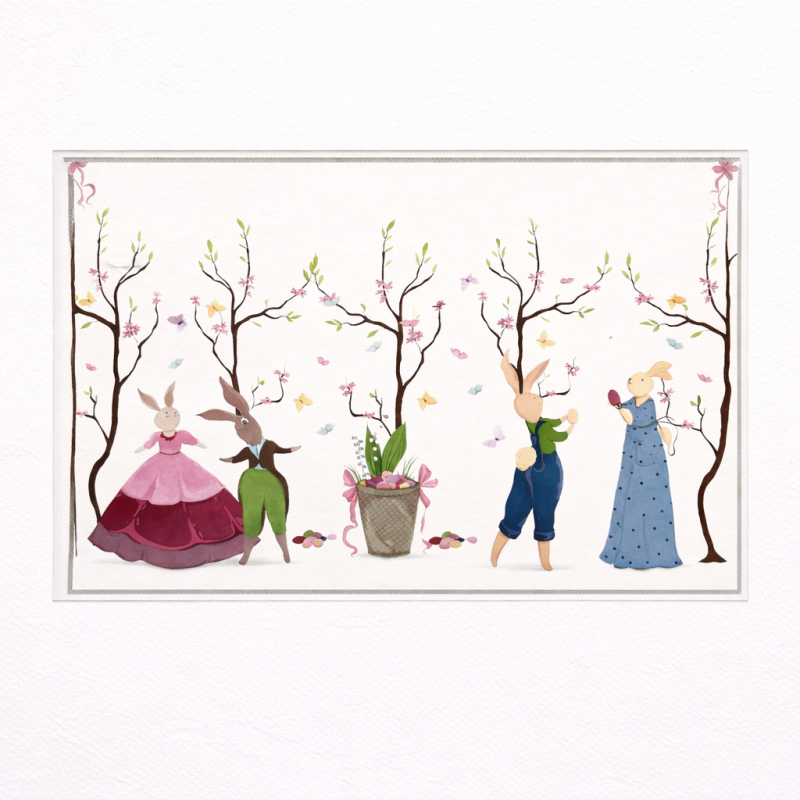 Blossoms & Bunnies Placemats