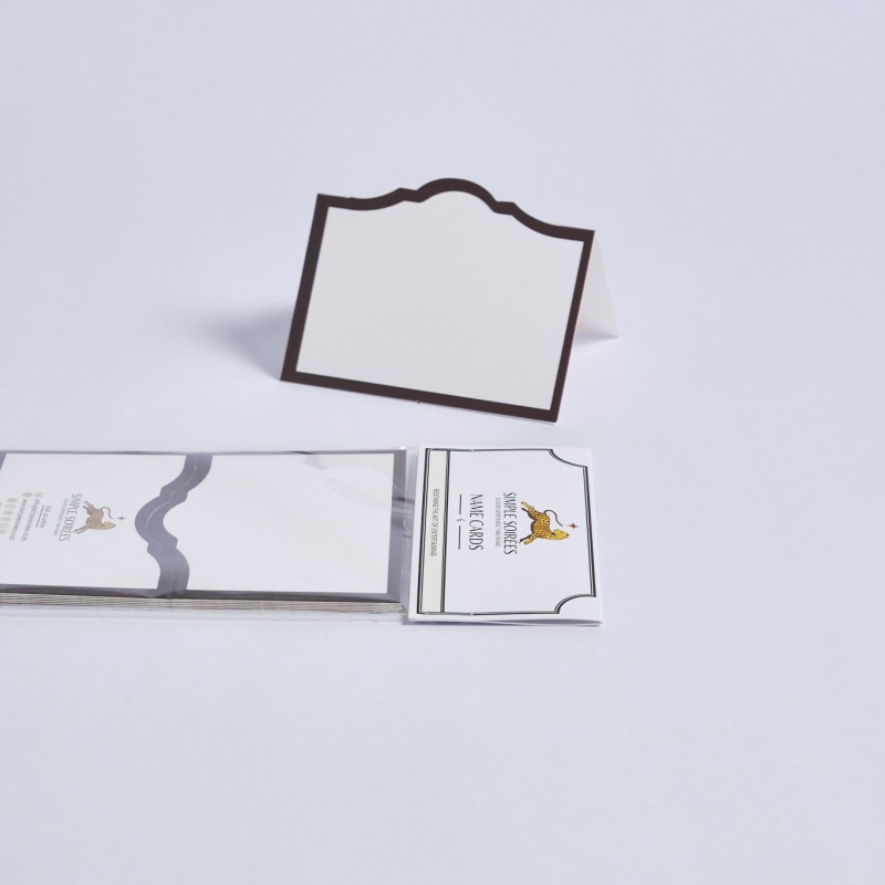 Name Cards - Black Colour - Classic Collection