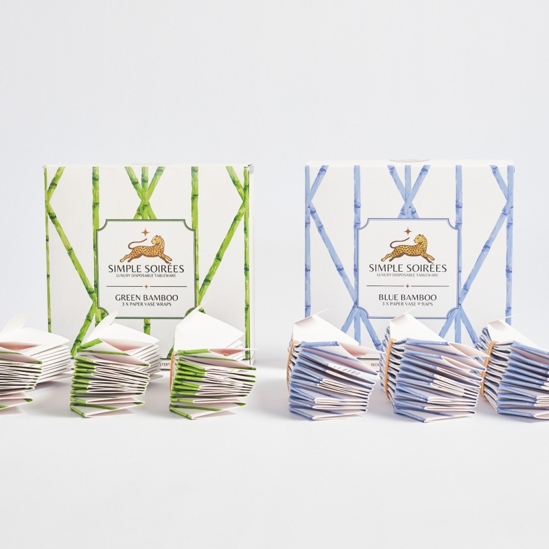Bamboo Vase Wraps